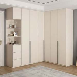 Customized <b>Wardrobe</b> Simple Modern Melamine Particle Board Panel <b>Wardrobe</b> Storage Cabinet Closet Bedroom <b>Wardrobes</b> - Product Image 5