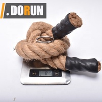 Attache de câble de corde de triceps de corde de chanvre, longueur de corde de 27 ou 36 pouces, attache de câble de Fitness de traction Ab