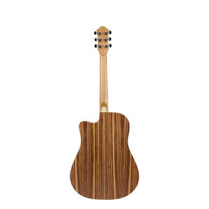 Guitarra Acústica Folclórica IRIN de 41 Pulgadas de Madera de Cebra Especial Personalizable al por Mayor con Ecualizador Electroacústico - Product Image 2