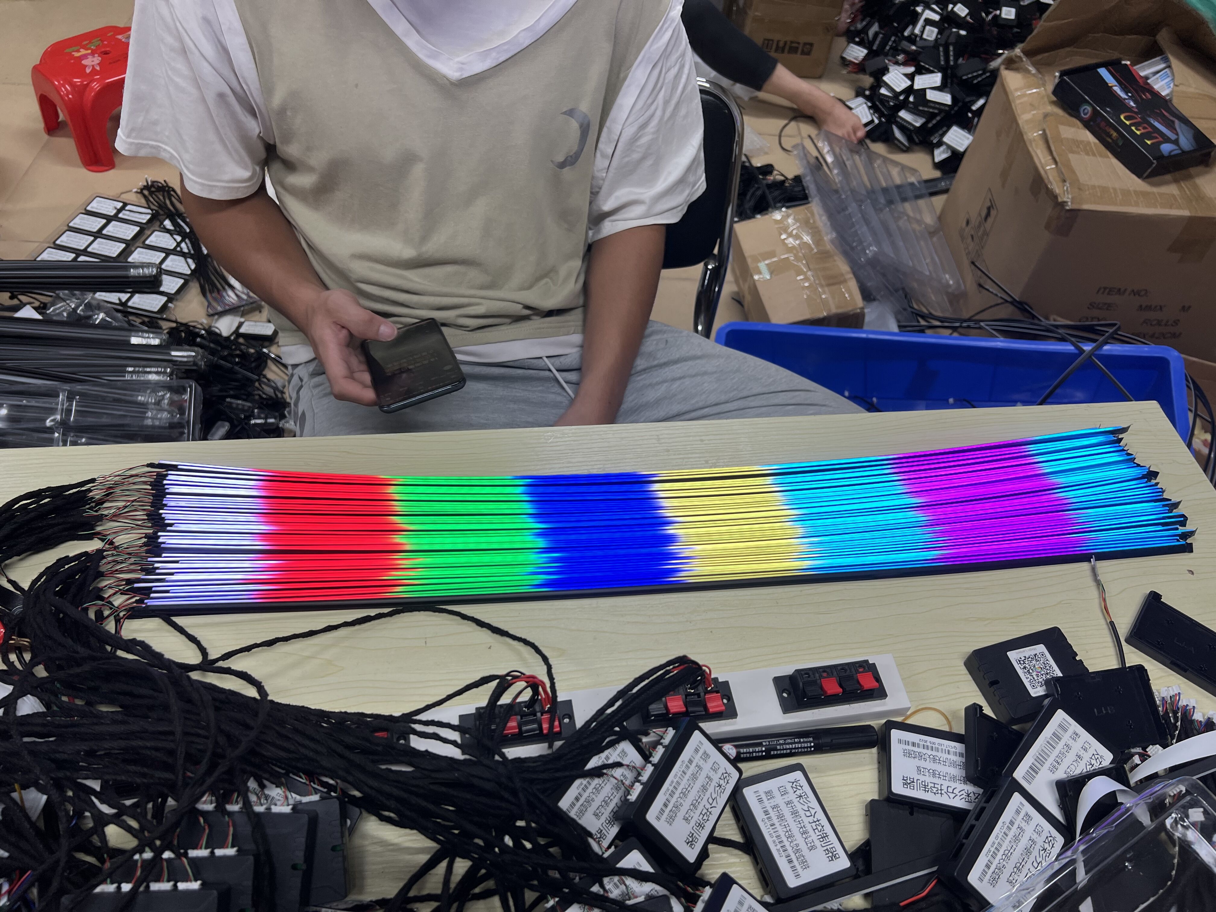 Niceu K4 Car Ambient Lighting - 18-in-1 RGB LED Interior Atmosphere Lights