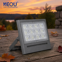 Projecteurs LED Extérieurs en Aluminium Coulée, Réponse Rapide, Lumière Blanche Chaude 50W