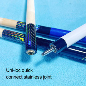 Premium Break Jump Cue Uni Lock Schnell stift <span class=keywords><strong>3</strong></span>-teiliger Ahornholz schaft BK3 Glatter Griff 58 Zoll 13,2mm harte Spitze - Product Image 3