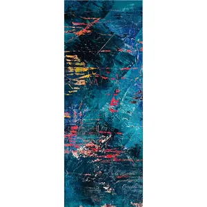 Tapete de Yoga Antideslizante, Absorbente de Sudor, Resistente a la Decoloración, de Corcho Natural y Caucho, con Patrón Personalizado, Grosor de 5 mm, Tamaño 1830x680 mm - Product Image 5