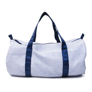 Vente en gros de sacs de voyage légers en coton pour <span class=keywords><strong>enfants</strong></span> Seersucker Weekender Continuer <span class=keywords><strong>avec</strong></span> fermeture éclair tendance pour <span class=keywords><strong>enfants</strong></span> - Product Image 2