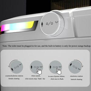 <span class=keywords><strong>WC</strong></span> intelligent moderne avec bidet électrique intégré, à <span class=keywords><strong>poser</strong></span> au sol, entièrement automatique, avec fonction de lavage féminin - Product Image 3