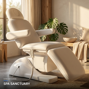 Muebles de Salón, Camilla Eléctrica de Spa, Camilla de Masaje, Camilla <span class=keywords><strong>Facial</strong></span>, Silla <span class=keywords><strong>Facial</strong></span> para Clínica, Camilla de <span class=keywords><strong>Esteticista</strong></span>, Silla de Spa <span class=keywords><strong>Facial</strong></span> - Product Image 1