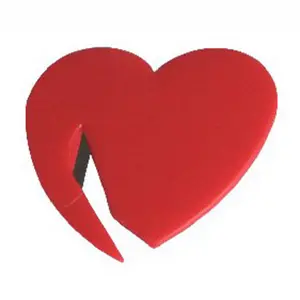 מיני ריק אוהב לב בצורת מעטפה מכתב סכין