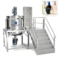 Mélangeur en acier inoxydable de 1000 L, équipement de mélange industriel pour la fabrication de shampooing, d'assainisseur d'air, d'assouplissant textile et de liquides d'entretien automobile