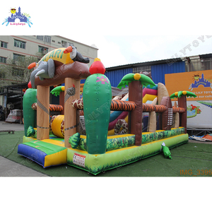 <span class=keywords><strong>Meilleur</strong></span> château de maisons gonflables en plein air avec toboggan pour les enfants - Product Image 1