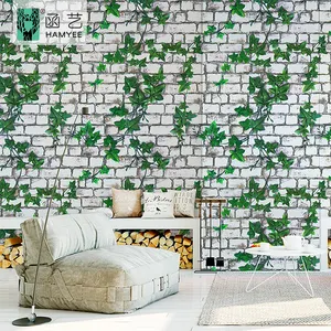 Stiker wallpaper 3d, dekorasi rumah stiker kertas kontak modern, kupas dan tongkat pvc