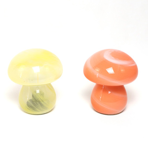 clear Glass Mushroom Figurine Art <strong>Light</strong> <strong>up</strong> Easter Mushroom <strong>Ornament</strong> Easter Mushroom with Led <strong>Light</strong> - Product Image 3