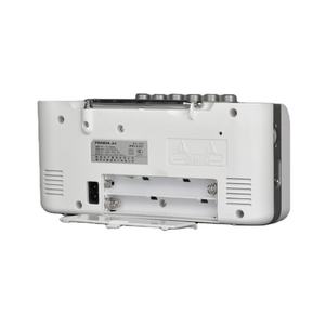 Radio Portátil Blanca Estéreo para el Hogar con Reproductor y Grabador de Casetes, Radio AM/FM y MP3 - Product Image 6