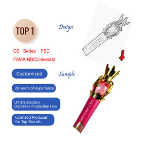 Corona e cuore di diamante scettro con incisione per ragazze <span class=keywords><strong>gioco</strong></span> di ruolo accessori regina fingono di giocare a vestire i regali della ragazza <span class=keywords><strong>gioco</strong></span> - Product Image 2
