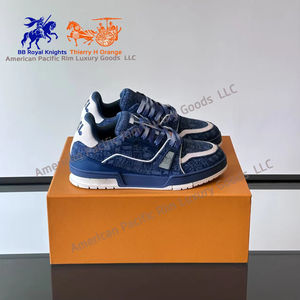 Sneakers en cuir unisexes de luxe de haute qualité, chaussures de sport et de course décontractées pour hommes, chaussures de skate tendance pour la marche - Product Image 6