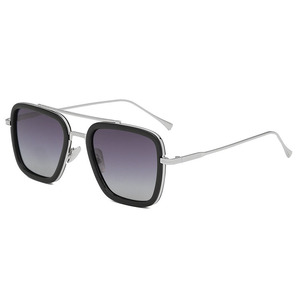 Gafas de Sol Cuadradas de Lujo Tony Stark <span class=keywords><strong>Iron</strong></span> <span class=keywords><strong>Man</strong></span> para Hombre, Logotipo Personalizado, Polarizadas UV400, Montura Roja con <span class=keywords><strong>Lentes</strong></span> TAC - Product Image 3