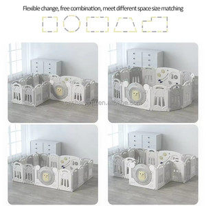 Vsuch trẻ mới biết đi hàng rào an toàn bóng trẻ em hồ bơi an toàn có thể tháo rời hàng rào bé chơi sân nhựa playpen có thể gập lại hàng rào bảo vệ em bé - Product Image 2