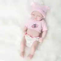 בגדים חדשים עיצוב Reborn תינוק בובות 10 סנטימטרים חמוד מציאותי רך סיליקון בובות חדש נולד תינוק בובות