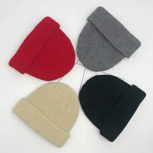 2020 American Beanies für Männer Cool Hat Male Knitted Caps Warme Winter hüte