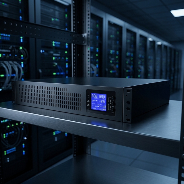 Double Conversion Rack Mount Online UPS 1KVA-10kVA With 3 Years Warranty
