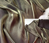Tissu en lin de soie mélangé femmes robe tissu de mode en lin de soie personnalisé