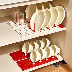 Support OEM Factory Expandable Cutlery <b>Dish</b> Drainer Kitchen Plastic Storage <b>Rack</b> Organizer Extendable <b>Dish</b> Drying <b>Rack</b> - Product Image 4