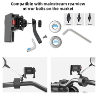 Support de téléphone rotatif à 360 degrés, antichoc, antidérapant, flexible, protection complète pour vélo, scooter, conduite en plein air