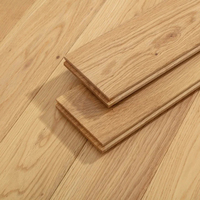 Parquet Contrecollé en Chêne Blanc Européen, Grain Montagne, Longueurs Aléatoires et Panneaux Décalés pour Salon