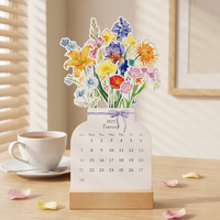 Calendrier de bureau 22 x 17, Calendrier 2027, Calendrier de bureau personnalisable, Planificateur quotidien inspirant et motivant 365 jours