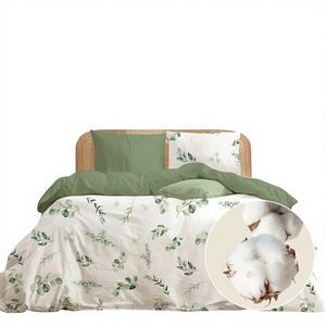 <b>Winter</b> Thickened Thermal Mink Four Piece Plush Duvet Cover Solid AB Edition Crystal Velvet 300tc Woven Home Hotel 100% Cotton - Product Image 2