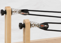 Machine de Pilates pliable et durable avec cadre en bois massif, lit multifonctionnel pour entraînement de yoga et renforcement du tronc, idéal pour la maison et le studio, pour le remodelage corporel
