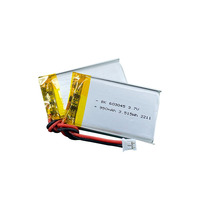Testeur de batterie polymère au lithium sans fil 3,7 V 950 mAh Sunking 603045 pour clavier et électronique grand public, fabriqué en Chine (vente en gros)