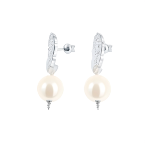 Boucles d'oreilles en perles, acier inoxydable 316L, placage or PVD, bijoux durables et résistants pour femmes, accessoire de mode - Product Image 2