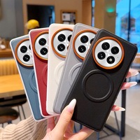 Étui de téléphone en cuir PU avec motif orange, cadre de protection d'appareil photo en alliage et couvercle de boutons pour OnePlus 13 13R 15 15T Ace 5 Pro Ace6