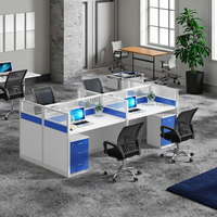Bureau moderne et simple de luxe en forme de L Mobilier à panneaux modulaires multicolores en bambou pour la maison ou le personnel