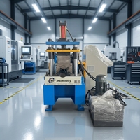Machine de formage à froid entièrement automatique PLC hydraulique pour gouttières de toiture galvanisées à grande vitesse