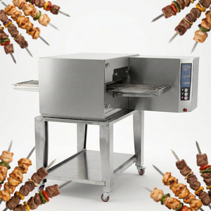 Machine à griller à circulation d'air chaud avec conduits d'air supérieurs et inférieurs pour une conservation parfaite de la couleur et du goût - Product Image 4