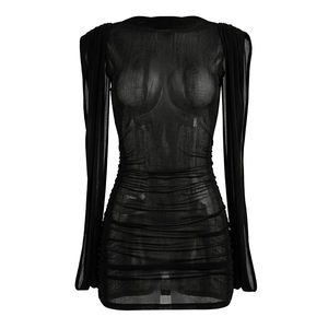 Viviblook Y26DS060 Vestidos de Verano para Mujer, Nuevo Vestido Elegante sin Mangas con Lazo, Ajustado, Casual, Mini Vestido - Product Image 6