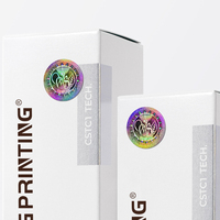 Anti-Namaak Aangepaste Vorm Holografische Sticker 3d Laser Hologram Label Met Qr-Code