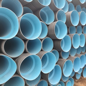 Nhà Cung cấp polyethylene cho hệ thống thoát nước chôn thoát nước HDPE đôi tường sóng ống cho hệ thống thoát nước kỹ thuật 20 30 40 50lnch - Product Image 2