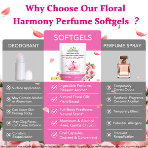 SOLOTREE Integratore Naturale Deodorante per il Corpo in Softgel, Profumo Floreale a Lunga Durata, Freschezza per Donne - Product Image 6