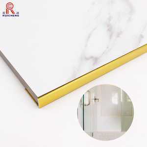 Design moderne Offre Spéciale 6063 T5 garniture de carrelage mural en aluminium forme d'angle décorative pour appartements Offre Spéciale accessoires de carrelage en métal - Product Image 6