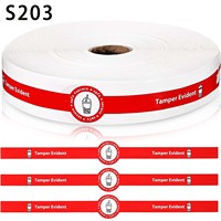 Autocollants adhésifs étanches anti-effraction pour la livraison de nourriture, café, lait, thé, vin, bougies – Scellés de sécurité en papier découpé personnalisable