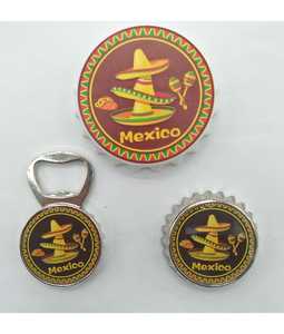 Abrebotellas con estampado de resina personalizada, abridor de botellas de calavera <span class=keywords><strong>mexicana</strong></span>, imán de nevera, recuerdo <span class=keywords><strong>mexicana</strong></span> - Product Image 5