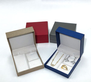 Caja de Joyería de Cuero de Alta Calidad y Exquisita, Mini Caja de Joyería de Alta Calidad, Cajas de Empaque para Joyería al por Mayor - Product Image 1