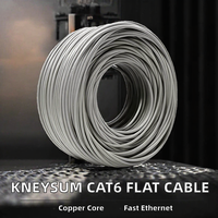 Cable de Red Cat5e Sólido de 23 AWG, Azul/Blanco/Negro/Blanco, PVC PE, 300 m, 24 Hilos, UTP/FTP/SFTP, Embalaje para Uso en Telecomunicaciones, CE, de Fábrica China