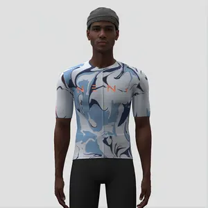 2024 Custom men's cycling jersey summer sportswear bicycle clothing sublimation long sleeve cycling jersey cycling tops