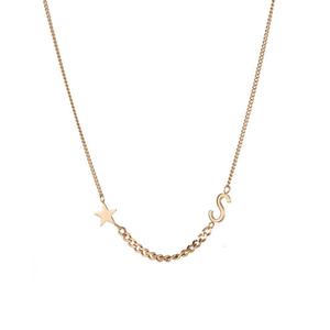 Collar Personalizado con Logotipo, Resistente al Deslustre, Impermeable, de Acero Inoxidable, Chapado en Oro de 18k para Mujer - Product Image 6