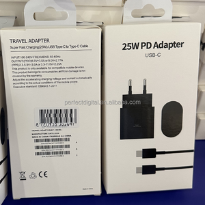 Elettronica cinese uu UK Plug 3A cavo di tipo c 25W USB-CAdapter adattatore caricatore rapido per <span class=keywords><strong>Samsung</strong></span> S22 <span class=keywords><strong>Ultra</strong></span> <span class=keywords><strong>S21</strong></span> + S20 A34 A54 - Product Image 4