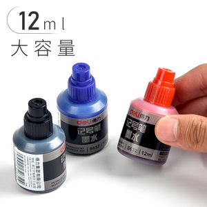 Deli Marker Ink S632 12ml Permanent Office School Use - Product Image 5