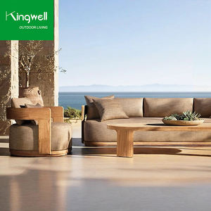 Ensemble <span class=keywords><strong>de</strong></span> canapés en <span class=keywords><strong>teck</strong></span> <span class=keywords><strong>massif</strong></span> contemporain pour l'extérieur, très vendu, <span class=keywords><strong>salon</strong></span> <span class=keywords><strong>de</strong></span> <span class=keywords><strong>jardin</strong></span> <span class=keywords><strong>de</strong></span> luxe, canapés <span class=keywords><strong>de</strong></span> détente pour cour, villa, hôtel, terrasse - Product Image 1